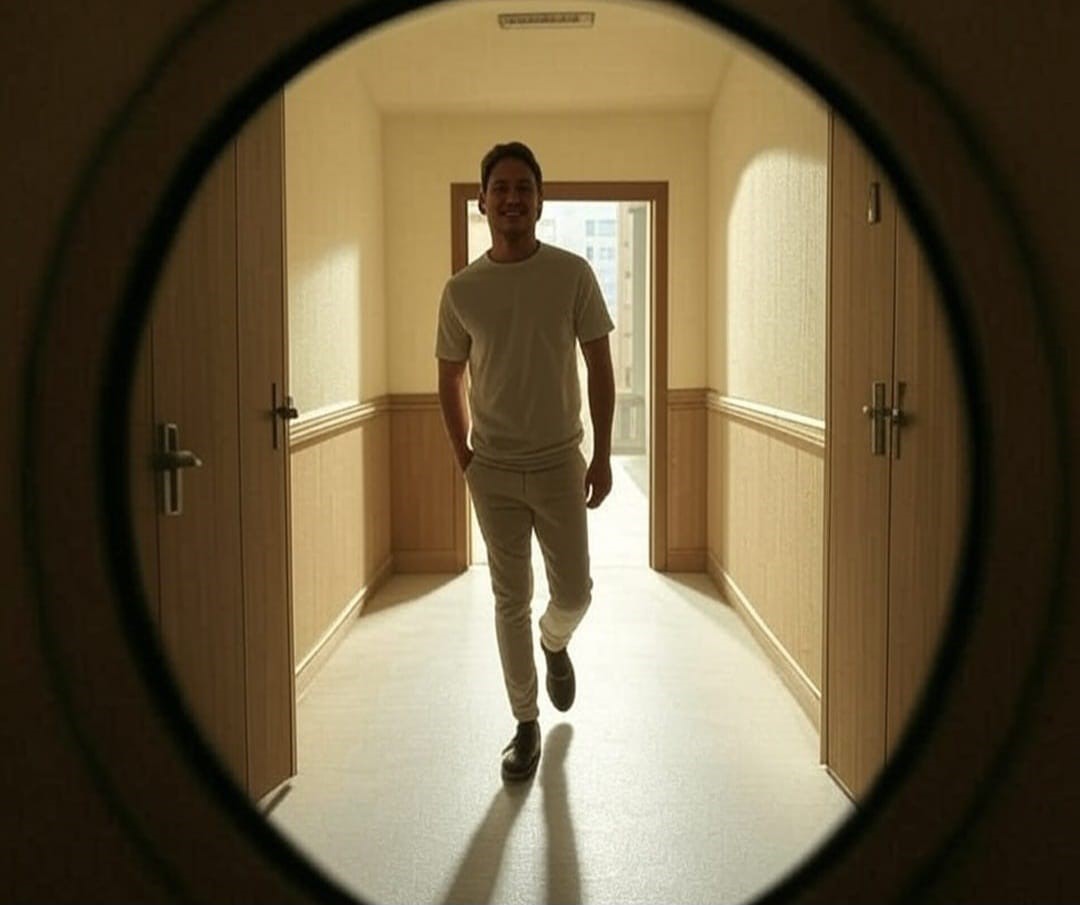 imagem de porta de olho mágico